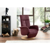 Sit & More RELAXAČNÉ KRESLO, textil, bordová