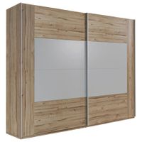 Ti'me SKŘÍŇ S POSUVNÝMI DVEŘMI, šedá, dub artisan, 270/210/61 cm