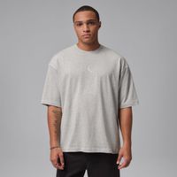 Jordan Flight Essentials Oversized Tee Heather Grey - Pánske - Tričko Jordan - Sivé - IB7345-050 - Veľkosť: XL