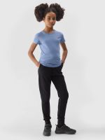 Girls' 4F jogger sweatpants - black