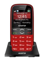 Aligator A770 Senior červená + stolní nabíječka