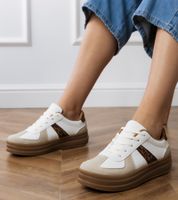 marka niezdefiniowana Serila women's leopard print platform sneakers