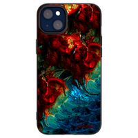 Silikónový čierny obal pre Apple iPhone 14 Plus - Universe