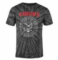 Herren-T-Shirt Ramones - Presidential Seal - Schwarz - ROCK OFF S