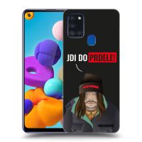 Silikónový prehľadný obal pre Samsung Galaxy A21s - Bezďák