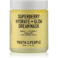 Youth To The People Superberry Hydrate + Glow Dream Mask Maske für hydratisierte und strahlende Haut 59 ml