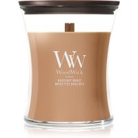 Woodwick Hazelnut Roast dišeča sveča z lesenim stenjem 275 g
