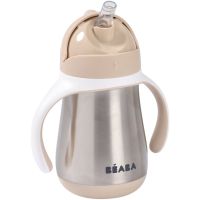 Beaba Stainless Steel Baby Bottle termovka iz nerjavnega jekla Clay Earth 250 ml