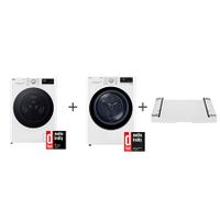 PRACÍ SET - LG Pračka FASR3A04WS+ Sušička RC81V9AV2W+ Výsuvný mezikus ZDARMA