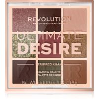 Makeup Revolution Ultimate Desire paleta sjenila za oči nijansa Stripped Khaki 8,1 g