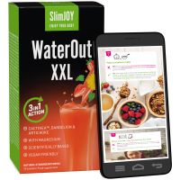 WaterOut XXL + Ghid de slăbire GRATUIT | Diuretic natural puternic cu efect 4 în 1 | Slăbire rapidă | Program pentru 10 zile | SlimJOY