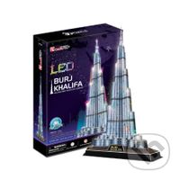 LED - Burj Khalifa - puzzle z kategorie 3D puzzle