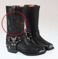 buty męskie GRINDERS - EAGLE HI BLACK - USZKODZONE 40