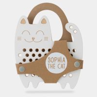 Milin Big Wooden Lacing Toy Cat Sophia розвивальна іграшка 17 cm x 16 cm x 0,7 cm 1 кс