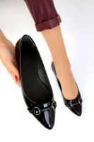 Soho Black Patent Leather Women's Ballerinas 19486