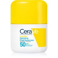 CeraVe Invisible Hydrating Fluid Sunscreen SPF 50 зволожуючий захисний флюїд зі зволожуючим ефектом SPF 50 50 мл