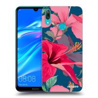 Silikónový prehľadný obal pre Huawei Y7 2019 - Hibiscus
