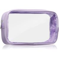 Notino Travel Collection Medium Clear Organizer прозора косметичка M Purple 24x12,5x5 cm 1 кс