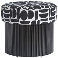 MID.YOU SEDACÍ BOX, textil, kompozitní dřevo, 50/44/50 cm