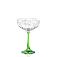 Crystalex Holly Jolly green 180 ml 4 ks