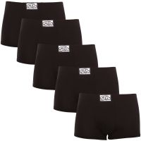 5PACK pánské boxerky Styx klasická guma černé (5Q960) L