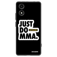 Silikónový čierny obal pre Motorola Moto E14 - OKTAGON - Just Do MMA