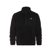 HORSEFEATHERS Fleecová mikina Darko Pullover - black BLACK velikost S