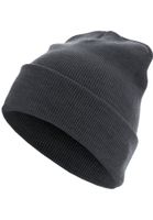 Beanie Basic Flap Long Version V.Grey