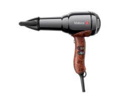 Ľahký profesionálny fén s ionizátorom Valera Professional Swiss Steel Master Light - 2100 W, čierny chrómový (SM588.01BL) + darček zadarmo