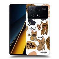 Silikónový prehľadný obal pre Xiaomi Poco X6 Pro - Frenchies