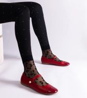 Gemre Jaures piros lakk orrú balerinák tépőzárral