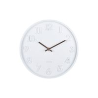 Karlsson NÁSTENNÉ HODINY biela 30 cm