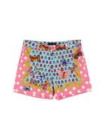 Printed Cotton Sweat Shorts