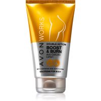 Avon Works Boost & Burn shujševalni losjon za telo proti celulitu 150 ml