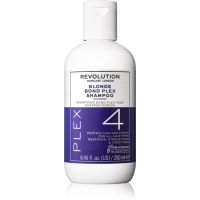 Revolution Haircare Plex Blonde No.4 Bond Shampoo intenzívne vyživujúci šampón pre suché a poškodené vlasy 250 ml