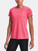 Under Armour Tech SSC - Twist Tricou Roz