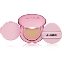 AMUSE Dew Power Vegan Cushion langanhaltendes Make up im Schwämmchen für klare und glatte Haut Farbton 02 Healthy 15 g