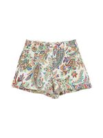 Printed Stretch Bull Cotton Shorts