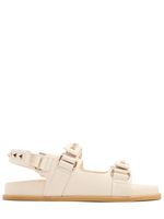 10mm Rockstud Leather Flats