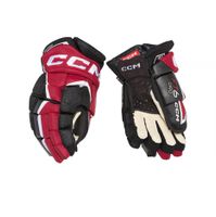 Rukavice CCM Jetspeed FT6 SR, čierna-červená-biela, Senior, 15"