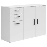 Carryhome KOMODA, biela, 120/83/40 cm