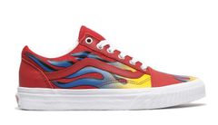 Vans Old Skool Racer Red Unisex - Tenisky Vans - Viacerofarebná - VN0A3WKT4RQ-6 - Size: 6
