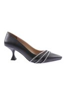 DGN 3215-23y Women's Ordered Silver Stones Pointed Toe and Goblet Heels.