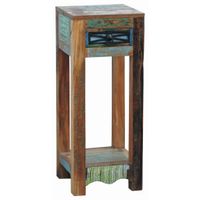 Landscape PRÍRUČNÝ STOLÍK, staré drevo, viacfarebná
