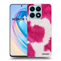 Silikónový prehľadný obal pre Honor X8a - Pink Moo