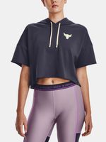 Under Armour UA Project Rock SS Terry Hdy Sweatshirt Grau