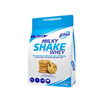 6PAK Milky Shake Whey - 1800g - Cookies - Odżywki białkowe