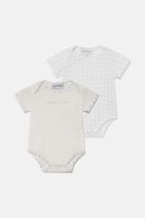 Emporio Armani Bavlnené body pre bábätká Emporio Armani 2-pak