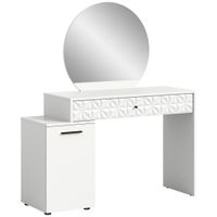 MID.YOU TOALETNÝ STOLÍK, biela, biela s vysokým leskom, 117/138/42 cm