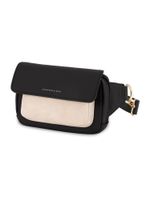Kapten & Son Torba preko ramena 'Visby Cream Black'  boja pijeska / crna